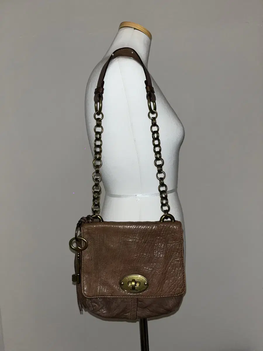 Fossil vintage brown bag